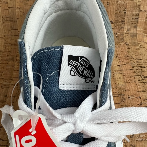 NWT Vans SK8 Mid Denim 2 Tone Sneaker - Picture 11 of 15